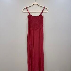 GAP Red Smocked jumpsuit size S
